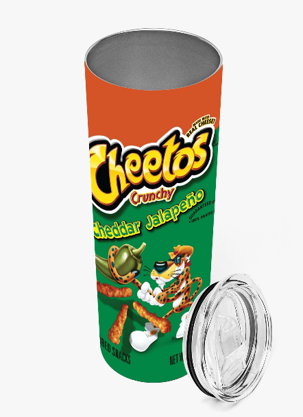 Cheddar Jalapeno Cheetos Tumbler | 20oz Stainless Steel Tumbler  - $35.00