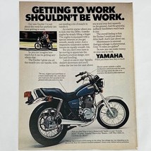 Vintage 1970&#39;s Yamaha Exciter I  Motorcycle Color Magazine Print Ad 8&quot; x... - £5.27 GBP