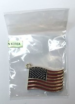 Vintage Phister ENT US American Flag Charm 1998 Made in Korea - £7.87 GBP
