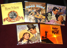 MGM Musicals LOT on Laser Disc - GIGI, GOOD NEWS, GREAT WALTZ + 2 more - $14.80