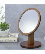 9.5ft Pedestal Makeup Mirror: Walnut Polyresin - $50.59 CAD