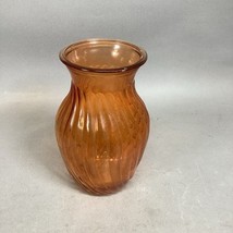 Orange Swirl Glass Vase - #3 - 8x4” - $14.84