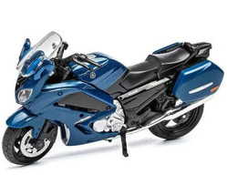 Yamaha FJR 1300 Year 2018 Blue Motorcycle Model, Motormax Scale 1:18 - $44.90