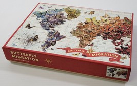 *L) Wendy Gold Butterfly Migration 1000 Piece Puzzle by Galison - £7.90 GBP