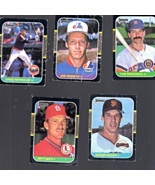 Baseball Cards - 5 Cards  by Leaf inc. 1986 - $6.65 CAD