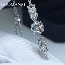 S925 Sterling Silver 1CT 6.5MM Moissanite Bracelet Passed Diamond Test, Wedding  - £57.04 GBP