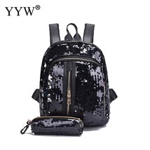 Backpack Women Sequin Backpack Women Designer Women&#39;s Backpack 2021 Female Shoul - £31.79 GBP