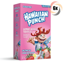 6x Packs Hawaiian Punch Lemon Berry Squeeze Drink Mix | 8 Singles Each | .95oz - £14.30 GBP