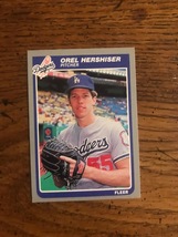 Orel Hershiser 1985 Fleer Rookie Baseball Card (0265) - £3.17 GBP