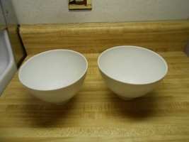 crate &amp; Barrel bowls Nova made in Portugal Spal Porcelain bowls 2 ct - $33.20