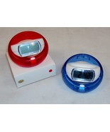 Travel Alarm Clock w/Snooze, Collapsible, Red or Blue, Digital Display ~... - £7.93 GBP