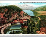 Troutdale IN The Pines Hotel Sempreverde Colorado Co Unp Wb Cartolina K6 - $5.08