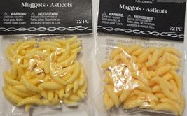 Ashland Halloween 72ct Maggots, Lot Of 2 - Total 144 - $18.80
