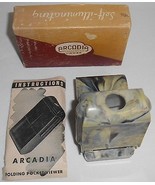 Vintage ARCADIA COMMANDER VIEWER Self Illuminating MINT IN BOX 1940s Poc... - $49.49