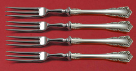 Carillon by Lunt Sterling Silver Fruit Fork Set 4-Piece HH WS Custom Made 6" - £220.84 GBP