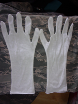 NEW WHITE RADIOACTIVE ENGINEER GLOVE COTTON LINER PROTECTION NSN 8415-00... - €9,44 EUR