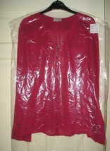 WRAP Designed London Women&#39;s Purple Slate Long Sleeve Dress Blouse Top 1... - $59.99