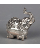 Silver Elephant Pill/Trinket Box (H7.5cm x L7.5cm) - £11.00 GBP
