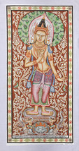 Original Burma Sand Painting - Bodhisattva - 100cm x 48.5cm  / 39&quot; x 19&quot; - $99.00