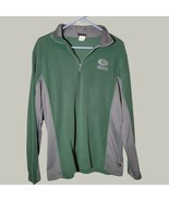 Green Bay Packers Pullover Shirt Mens Large Quarter Zip NFL Team Apparel... - $14.99