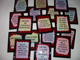 48 Music Sayings Sparkling Creations Refrigerator Magnets Wholesale Prices - $84.00