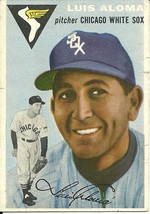 1954 Topps Luis Aloma 57 White Sox VG - $5.00