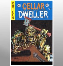 Cellar Dweller Movie Comic Cover prop reproduction signed by the original artist - £19.75 GBP