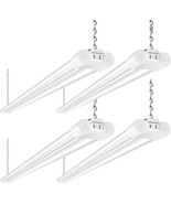 4 Pack 4FT LED Shop Light, Linkable Utility Shop Lights, 42W, 5000K Dayl... - $1,409.43 MXN