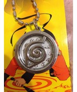 HOT Anime Naruto Vintage Leaf Figure Pocket Watch with Chain Cosplay Col... - £15.58 GBP