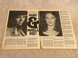 Marie Osmond Pamela Sue Martin teen magazine pinup clipping how well do ... - $2.00