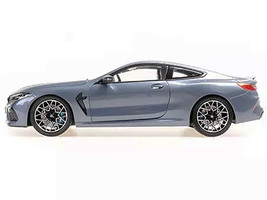 2020 BMW M8 Coupe Blue Metallic with Carbon Top 1/18 Diecast Model Car by Minich - $216.49