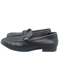 Vince Camuto Axyl Loafers Mens Shoes Black 10M Leather Horse Bit Slip On Casual - £17.16 GBP