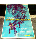 Original 1975 Motion Picture One-Sheet Walt Disney &quot;Escape To Witch Moun... - $284.24 MXN