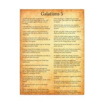  Galatians 5 Chapter Gold Fruit of the Spirit Christian Wall Art - £59.79 GBP+