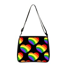 2021 Shopper Pride flag Printed Tote Bag women Harajuku shopper handbag girl  sh - £49.53 GBP
