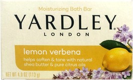 Lemon Verbena with Shea Butter Bar Soap, 4.0 Oz (Pack of 4) - £22.37 GBP