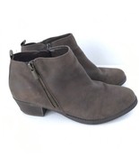 CARLOS by Carlos Santana Womens Ankle Boots BRIE Brown Booties Side Zip ... - $8.63