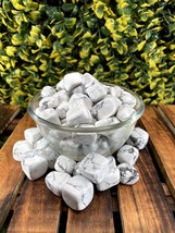 Howlite Tumbled Stones - Perfect Crystal Healing &amp; Spiritual Practices 1Lb - $935.14 MXN
