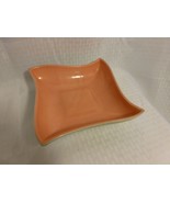 vintage mid-century Red Wing Pottery wavy square console dish B1396 grey... - £30.36 GBP