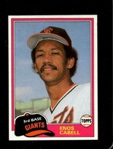 1981 Topps Traded #746 Enos Cabell Nm Giants *X73901 - £0.78 GBP