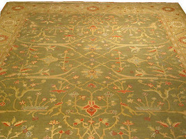 12x15  Handmade Vegie Quality Rug  Green Oushak - £1,297.10 GBP