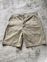 St Johns Bay Cargo Shorts Mens 36X9  Khaki Classic Relaxed Fit - £6.74 GBP