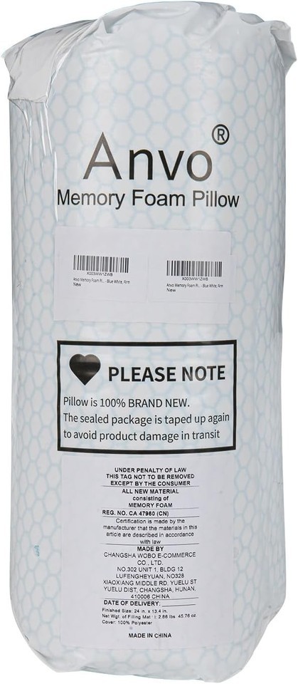 Comfortable Firm Memory Foam Neck Pillow - Machine Washable & Cooling Fabric Item image 11