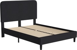 No Box Spring Or Foundation Is Required With The Addison Platform Bed From Flash - £315.40 GBP