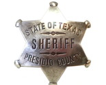 Old west Badges Sheriff presidio co. texas - $19.99