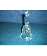 CRYSTAL BELL - AROUND 7 INCHES TALL - $3.50