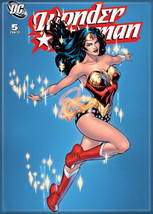 DC Comics Wonder Woman 5 Leaping Comic Art Refrigerator Magnet, NEW UNUSED - £3.19 GBP