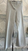 DEREK LAM New York Heather Gray &quot;Alana Flare Legging&quot; Pant Sz 12 $550 - $118.70