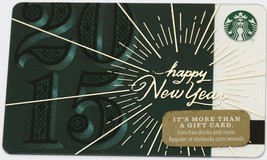 Starbucks Happy New 2015 Year Holiday Christmas 2014 99 Series Gift Card... - $7.99