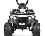 6V Battery Powered Kids ChildRide On ATV 4-Wheeler Quad w/ MP3 &amp; LED Lig... - £108.96 GBP